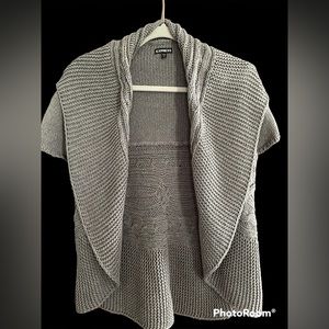 Express Sweater Shrug/Cardigan - Gray